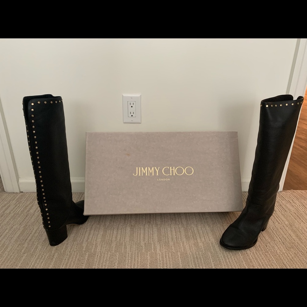 Jimmy Choo Monroe 65 Smooth Leather Boot